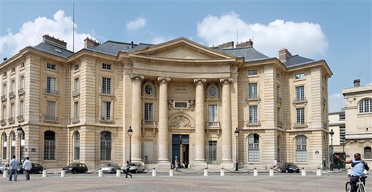 Main buildings of the universities Panthéon-Sorbonne and Panthéon-Assas, Paris, France