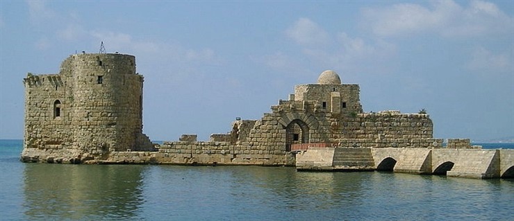 Sidon Seat Castle, Lebanon. Photographer https://commons.wikimedia.org/wiki/File:SidonSeaCastle.jpg#/media/File:SidonSeaCastle.jpg