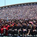 Cornell's 2008 commencement ceremony at Schoellkopf Field.