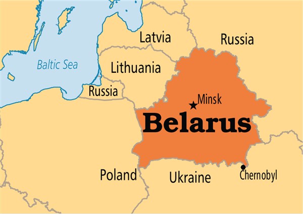 Belarus Map. Image Source operationworld.org