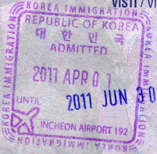 Work Visa for South Korea