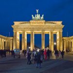 Berlin Brandenburger Tor Abend, German Tourist Visa