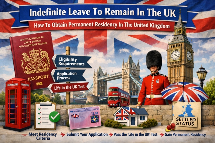 Indefinite Leave To Remain, Permanent Residency In The UK