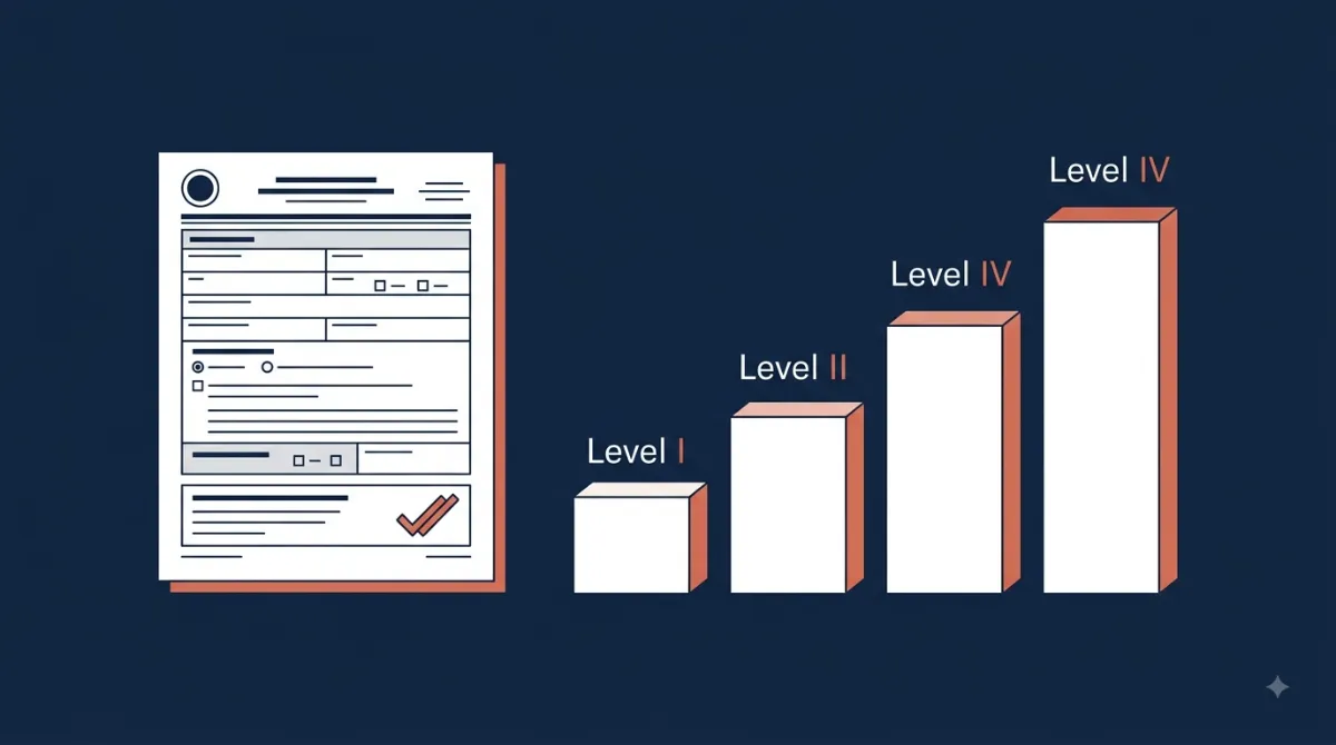 Infographic summarising the H-1B visa changes in force in 2026, covering the wage-weighted lottery, fees and interview rules