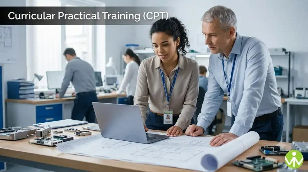Curricular Practical Training (CPT) for F-1 students on an internship in the USA