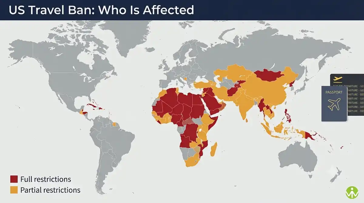 US Travel Ban: Country List, Exemptions and Who Is Affected